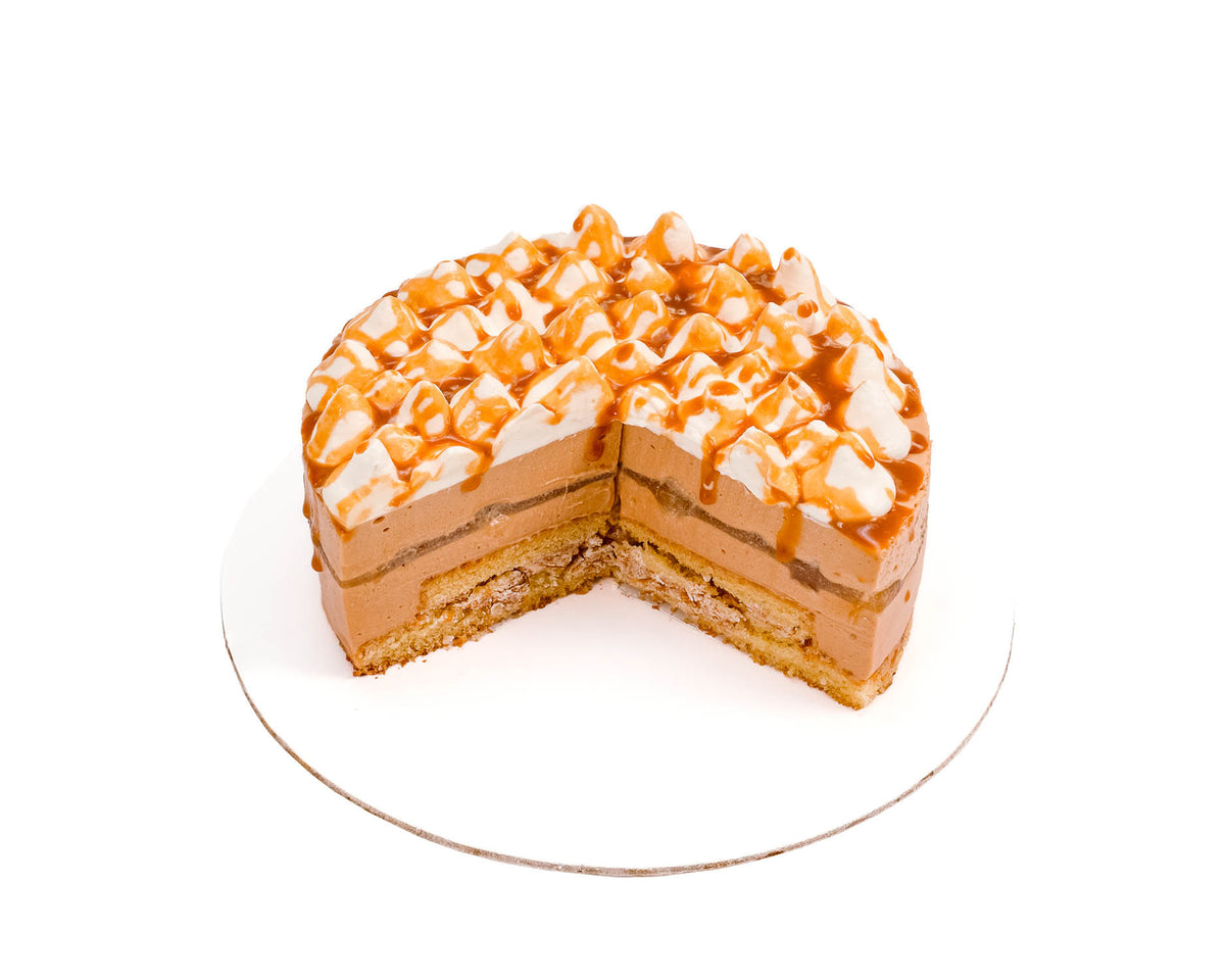 Tort caramel si pere