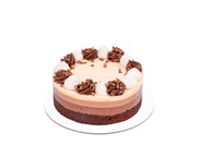 Tort mousse cu 3 tipuri de ciocolată