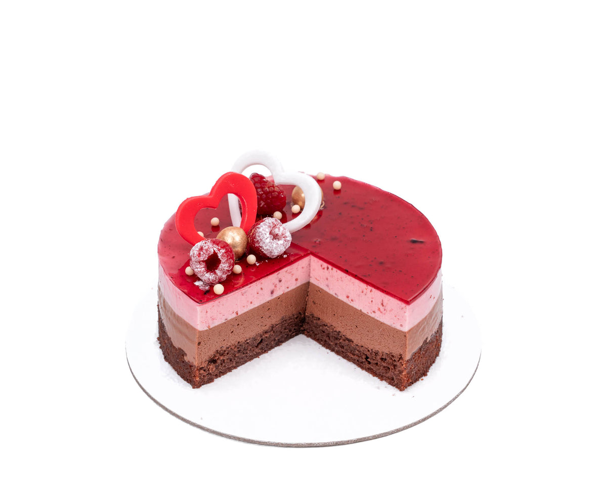 Tort mousse zmeură
